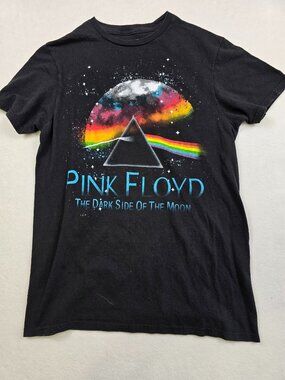 Pink Floyd The Dark Side Of The Moon Black Graphic T-Shirt Womens Small